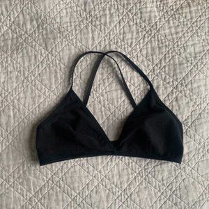 Classic American Apparel crossback triangle bralette